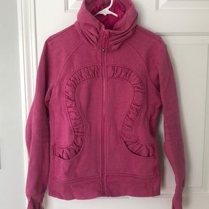 Lululemon pink scuba sweatshirt size 10